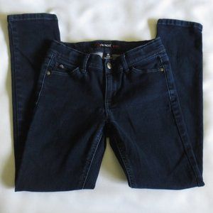 4/$14 JORDACHE girls SKINNY jeans DARK BLUE denim STRETCH slim SIZE 10